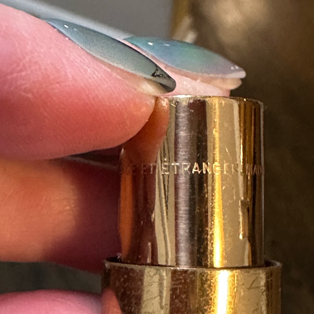 Limoges Vintage Gold and Porcelain Mirrored Lipstick Case - Picture 8 of 8